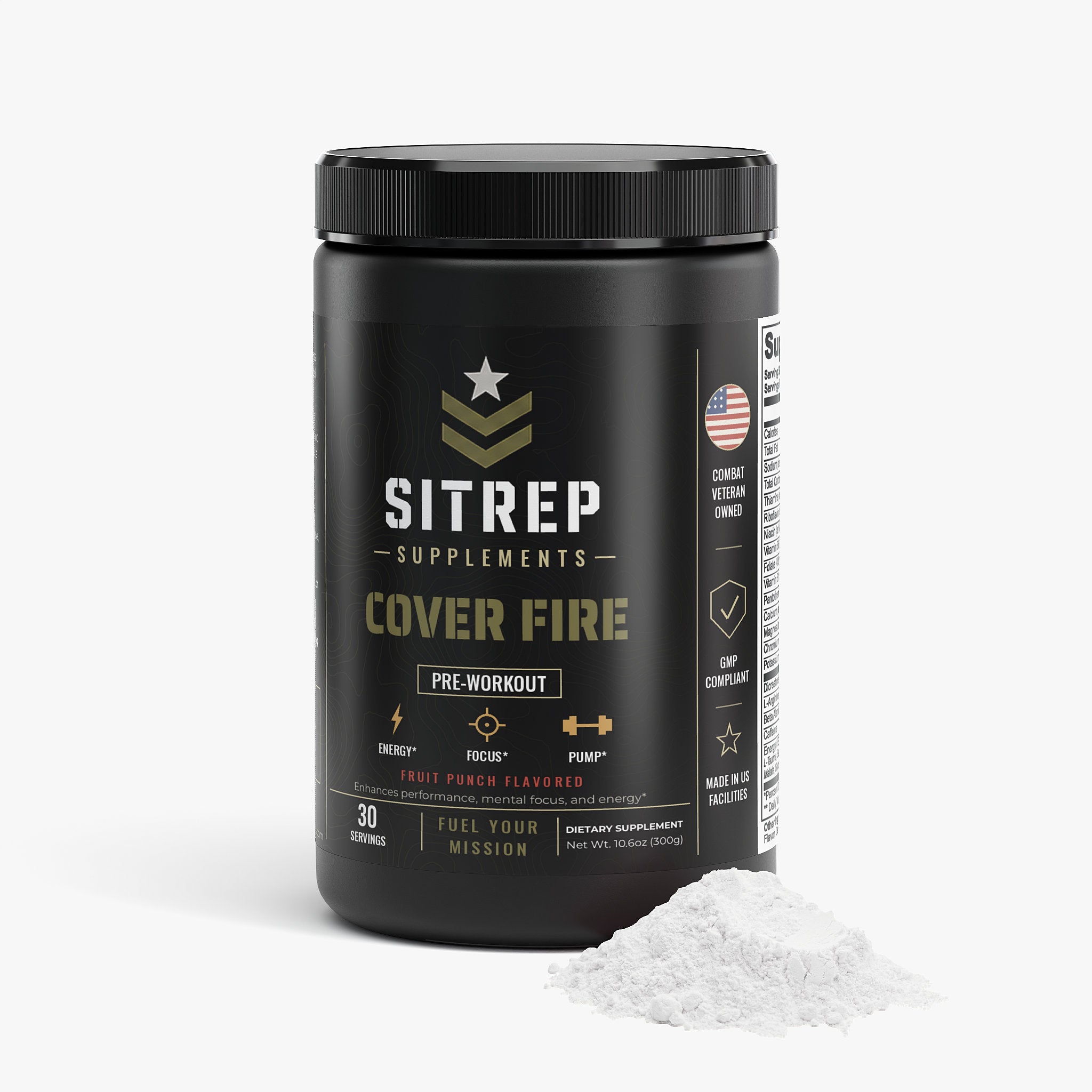 Cover Fire — Pre-Workout (Fruit Punch)