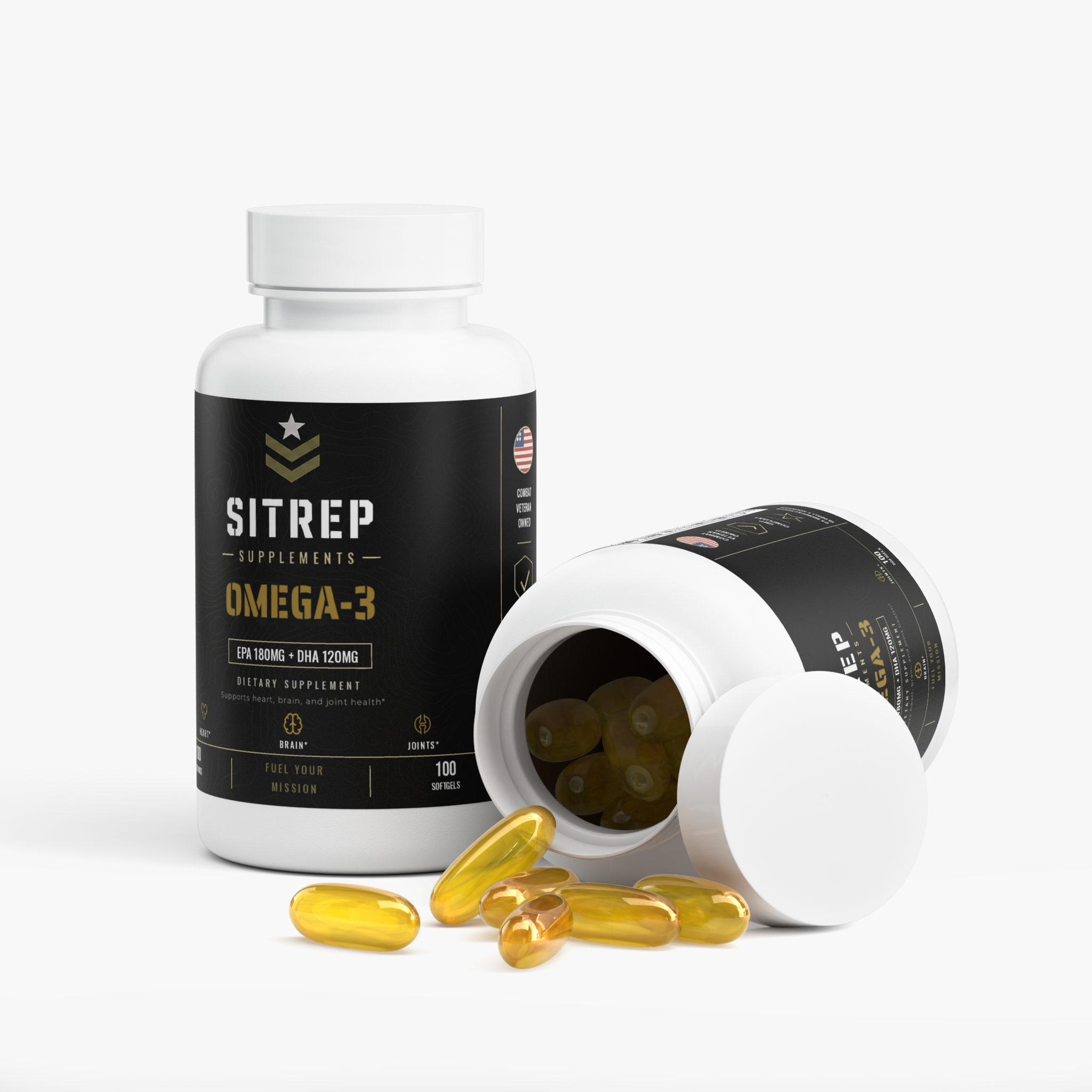 Omega-3 — EPA 180mg + DHA 120mg