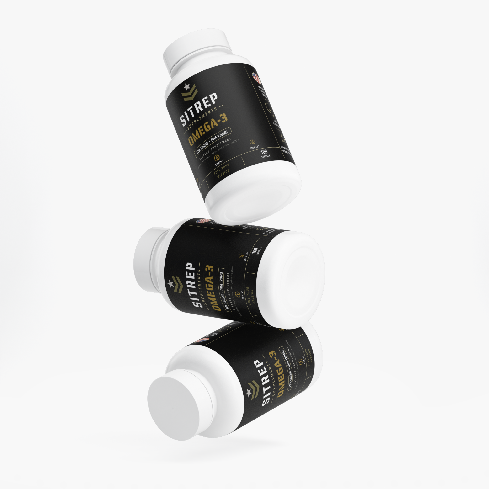 Omega-3 — EPA 180mg + DHA 120mg