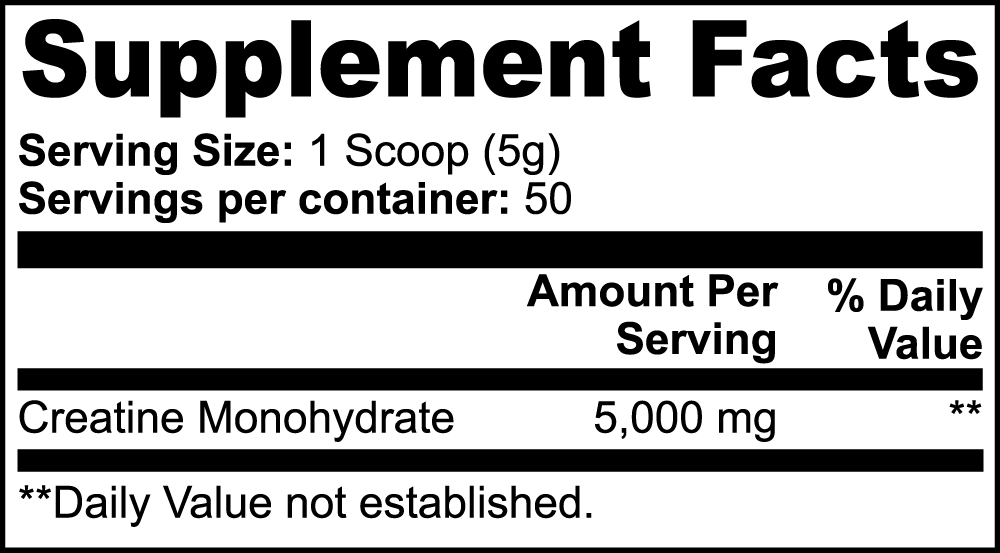 Standard Issue — Creatine Monohydrate (Unflavored)