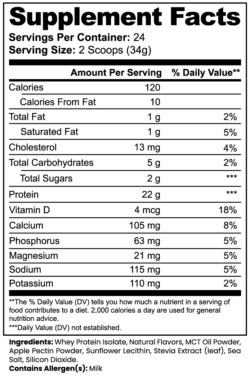 Full Ration — 100% Whey Protein Isolate (Vanilla)