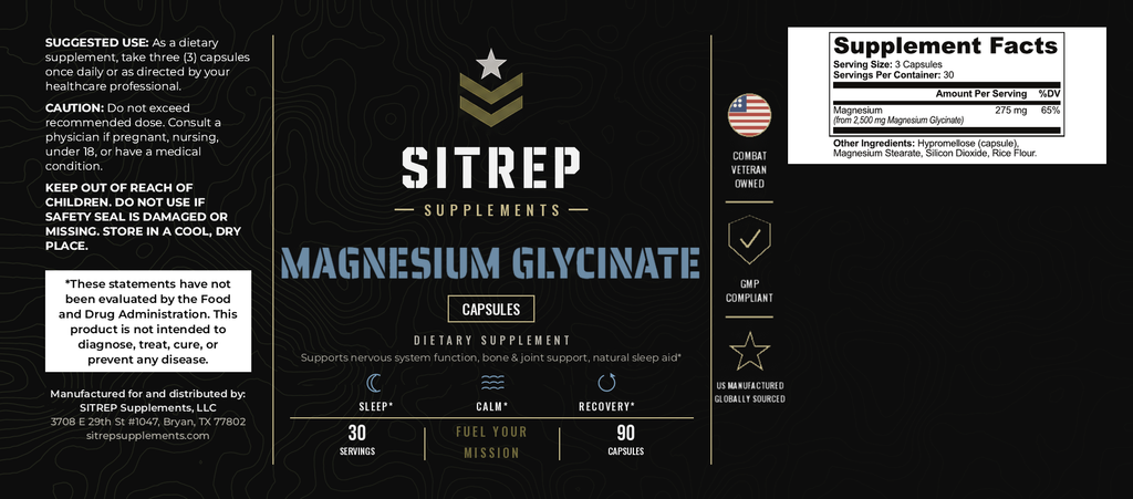Magnesium Glycinate — Capsules