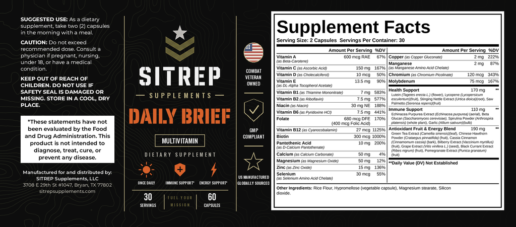 Daily Brief — Multivitamin