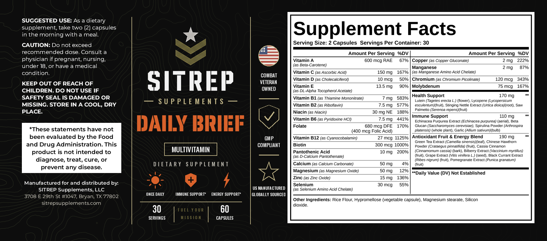 Daily Brief — Multivitamin